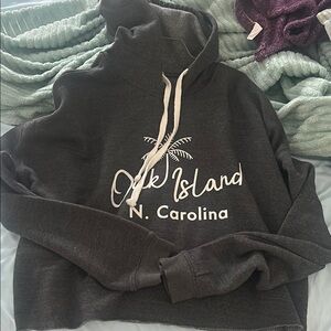 Oak island cropped sweatshirt